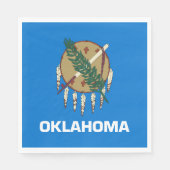vlag van de staat Oklahoma Servet (Voorkant)