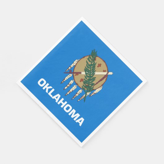 vlag van de staat Oklahoma Servet (Hoek)