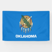 vlag van de staat Oklahoma Spandoek (Horizontaal)