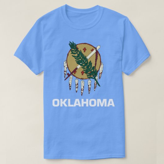 vlag van de staat Oklahoma T-shirt (Design voorkant)