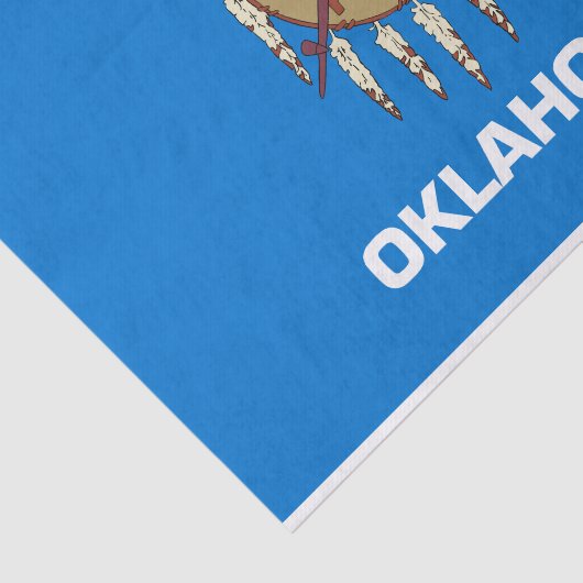 vlag van de staat Oklahoma Tissuepapier (Detail)
