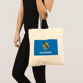 vlag van de staat Oklahoma Tote Bag (Voorkant (product))