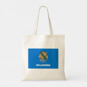 vlag van de staat Oklahoma Tote Bag (Achterkant)