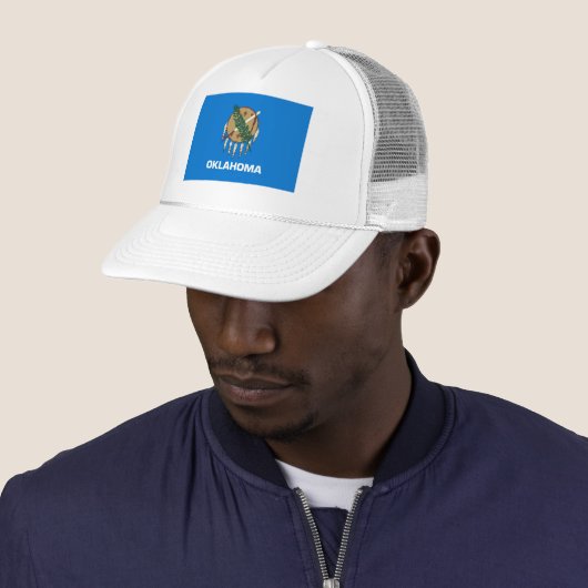 vlag van de staat Oklahoma Trucker Pet (In situ)