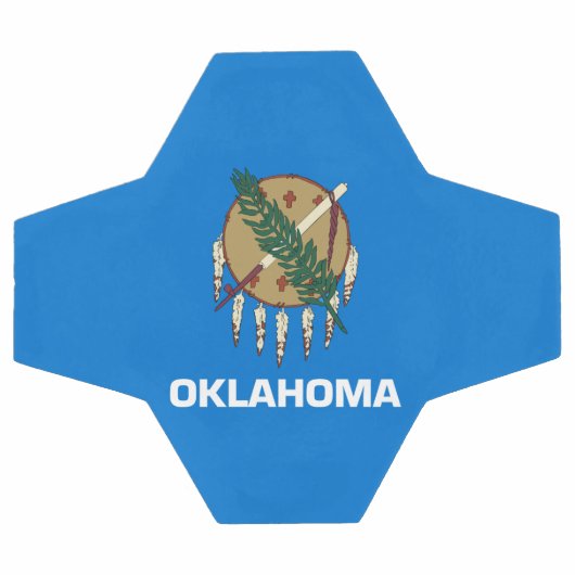 vlag van de staat Oklahoma Voetbal (Enkel)