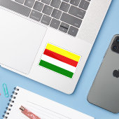 Vlag van de staat Oost-Indonesië Sticker (Laptop met iPhone)