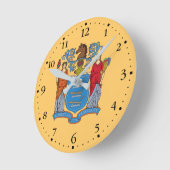 Vlag van de staat Patriotic New Jersey Ronde Klok (Hoek)