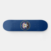 Vlag van de staat Patriotic Utah Persoonlijk Skateboard (Horizontaal)
