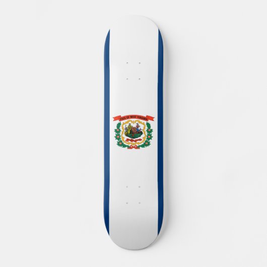 Vlag van de staat Patriotic West Virginia Persoonlijk Skateboard (Voorkant)