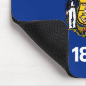 Vlag van de staat Patriotic Wisconsin Muismat (Hoek)