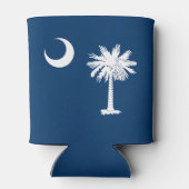 vlag van de staat South Carolina Blikjeskoeler (Achterkant)