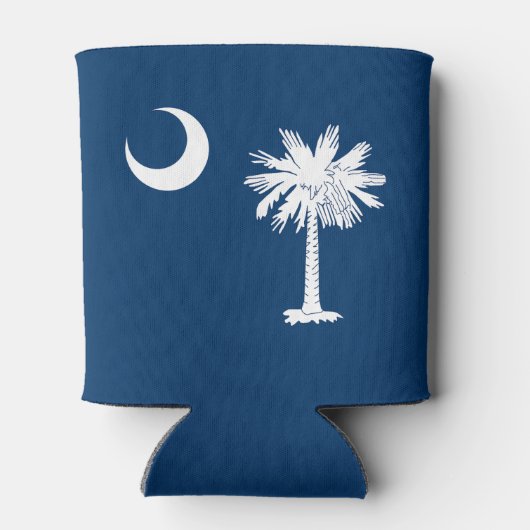 vlag van de staat South Carolina Blikjeskoeler (Achterkant)
