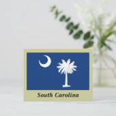 vlag van de staat South Carolina Briefkaart (Staand voorkant)