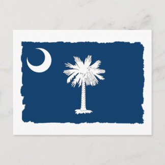 vlag van de staat South Carolina Briefkaart