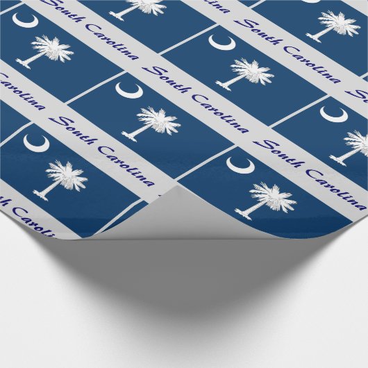 vlag van de staat South Carolina Cadeaupapier (Hoek)
