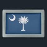 vlag van de staat South Carolina Gesp<br><div class="desc">Patriottische Zuid-Carolina staatsvlag.</div>