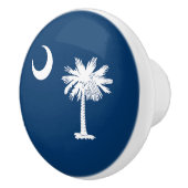 vlag van de staat South Carolina Keramische Knop (Rechts)