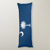 vlag van de staat South Carolina Lichaamskussen (Achterkant (Verticaal))