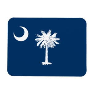 vlag van de staat South Carolina Magneet