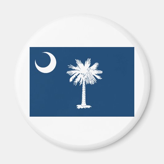 vlag van de staat South Carolina Magneet (Voorkant)