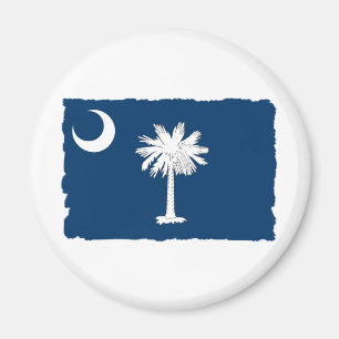 vlag van de staat South Carolina Magneet
