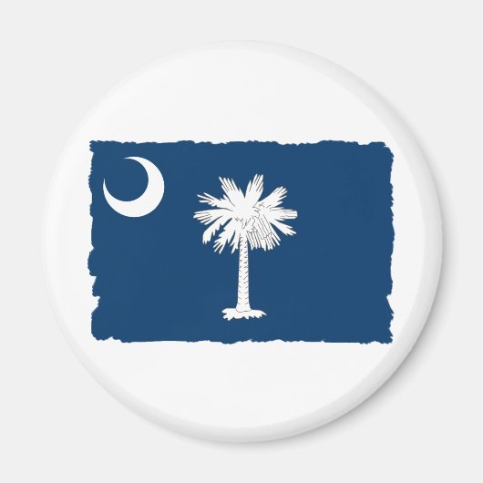 vlag van de staat South Carolina Magneet (Voorkant)