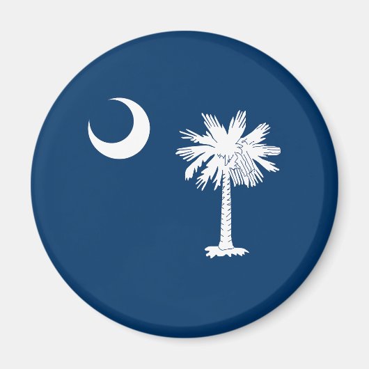 vlag van de staat South Carolina Magneet (Voorkant)