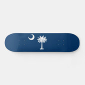 vlag van de staat South Carolina Persoonlijk Skateboard (Horizontaal)