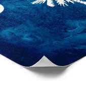 vlag van de staat South Carolina Poster (Hoek)