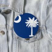 vlag van de staat South Carolina Ronde Button 4,0 Cm (In situ)