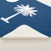 vlag van de staat South Carolina Sherpa Deken (3/4)