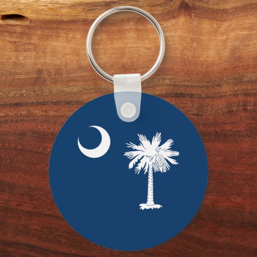 vlag van de staat South Carolina Sleutelhanger (Achterkant)