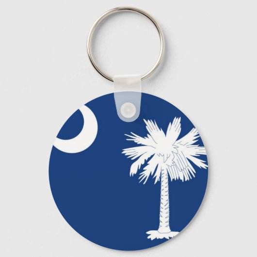 vlag van de staat South Carolina Sleutelhanger (Voorkant)