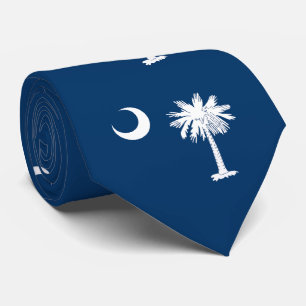 vlag van de staat South Carolina Stropdas
