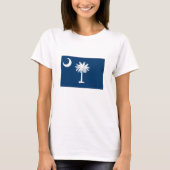vlag van de staat South Carolina T-shirt (Voorkant)
