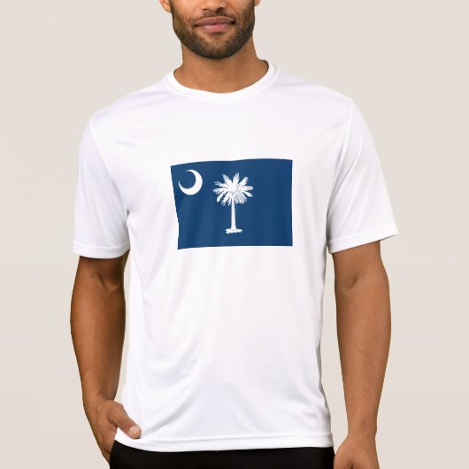 vlag van de staat South Carolina T-shirt (Voorkant)