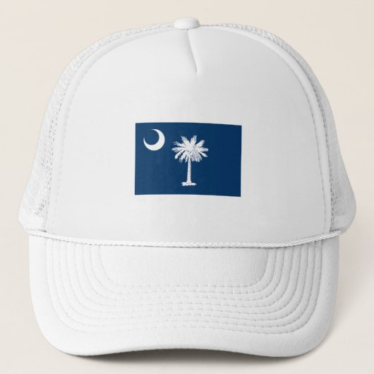 vlag van de staat South Carolina Trucker Pet (Voorkant)