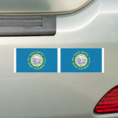 vlag van de staat South Dakota Bumpersticker (Op auto)
