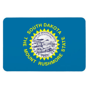 vlag van de staat South Dakota Magneet