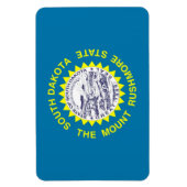 vlag van de staat South Dakota Magneet (Verticaal)