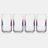 VLAG VAN DE STAAT TENNESSEE VOLUNTEER BLIKVORM GLAS (Rechts)