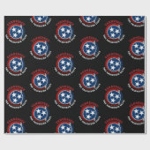 VLAG VAN DE STAAT TENNESSEE VOLUNTEER CADEAUPAPIER (Vlak)