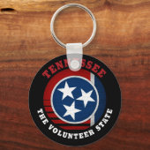 VLAG VAN DE STAAT TENNESSEE VOLUNTEER SLEUTELHANGER (Voorkant)