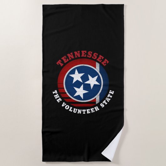 VLAG VAN DE STAAT TENNESSEE VOLUNTEER STRANDLAKEN (Voorkant)