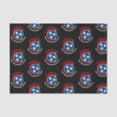 VLAG VAN DE STAAT TENNESSEE VOLUNTEER TISSUEPAPIER (Voorkant)