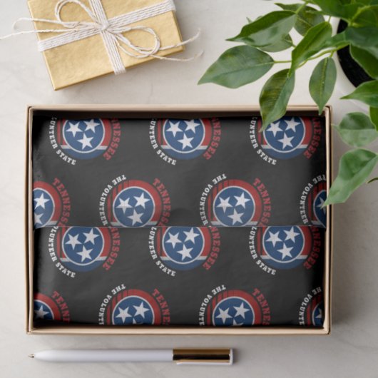 VLAG VAN DE STAAT TENNESSEE VOLUNTEER TISSUEPAPIER (Geschenk)