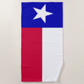 Vlag van de staat Texas Strandlaken (Voorkant)