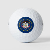 Vlag van de staat Utah Golfballen (Voorkant)