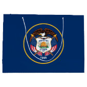 Vlag van de staat Utah Groot Cadeauzakje (Achterkant)
