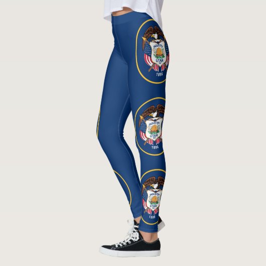 Vlag van de staat Utah Leggings (Links)